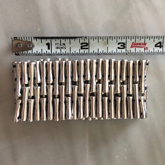 Calvin Klein Silver Tone Stretch Bracelet - Picture 3 of 8